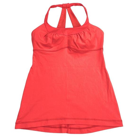 LULULEMON Scoop Me Up Tank II Sz 6 Love Red - Picture 8 of 11